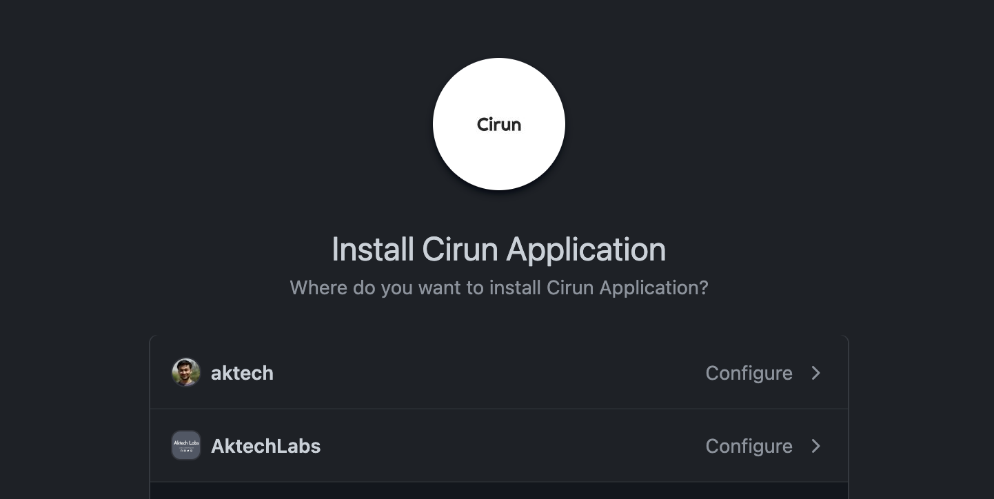 Install GitHub App