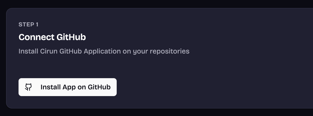 Connect GitHub