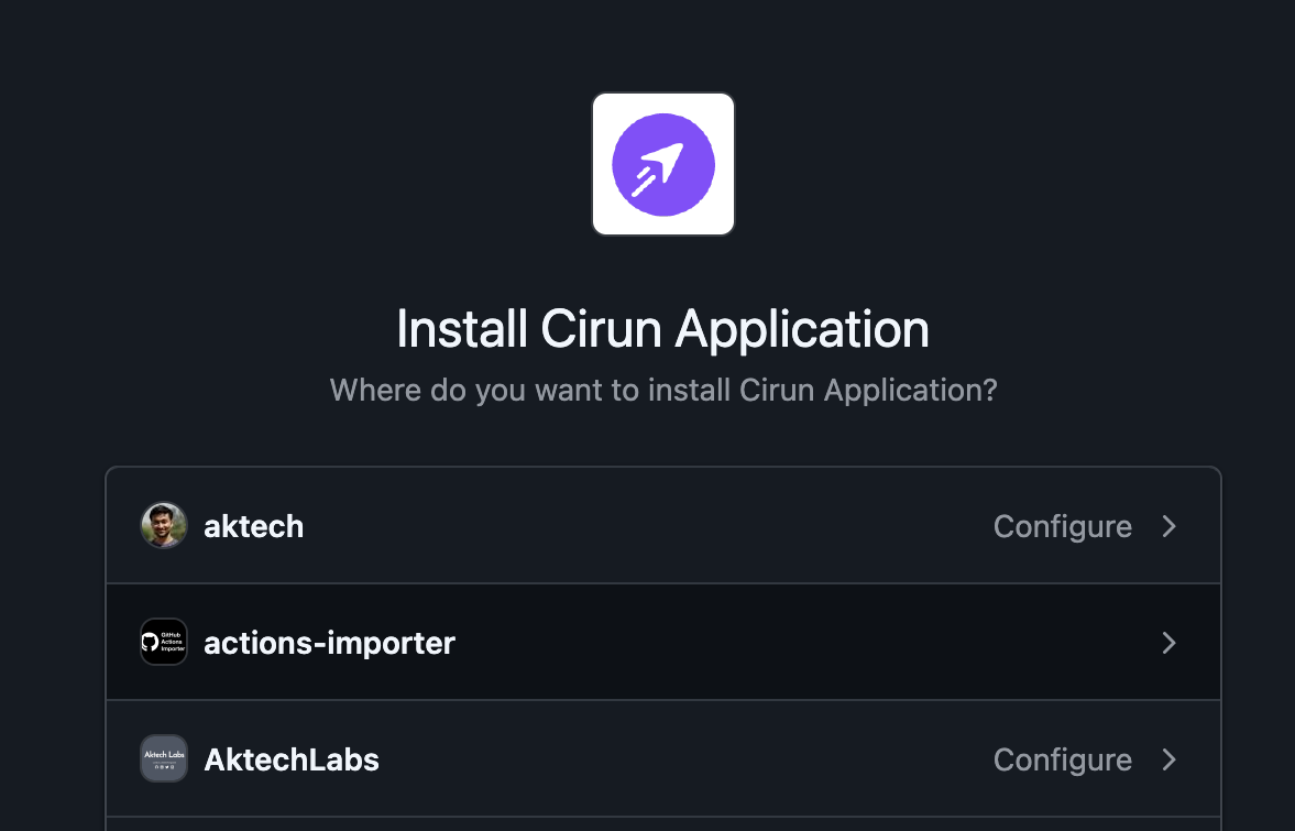 Install GitHub App